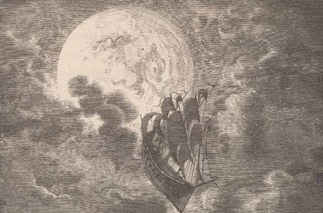 Les Aventures du baron de Münchhausen, illustration de Gustave Doré, 1866 - source : Gallica BnF