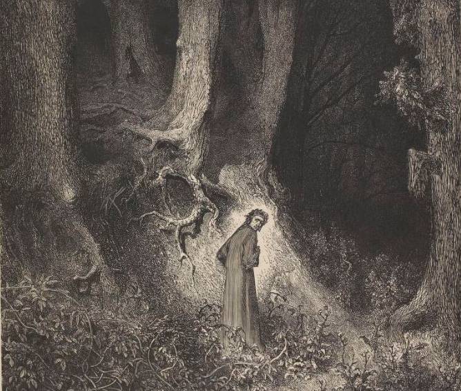 Illustration pour « L’Enfer » de Dante Alighieri, Gustave Doré, 1861 - source : Gallica-BnF