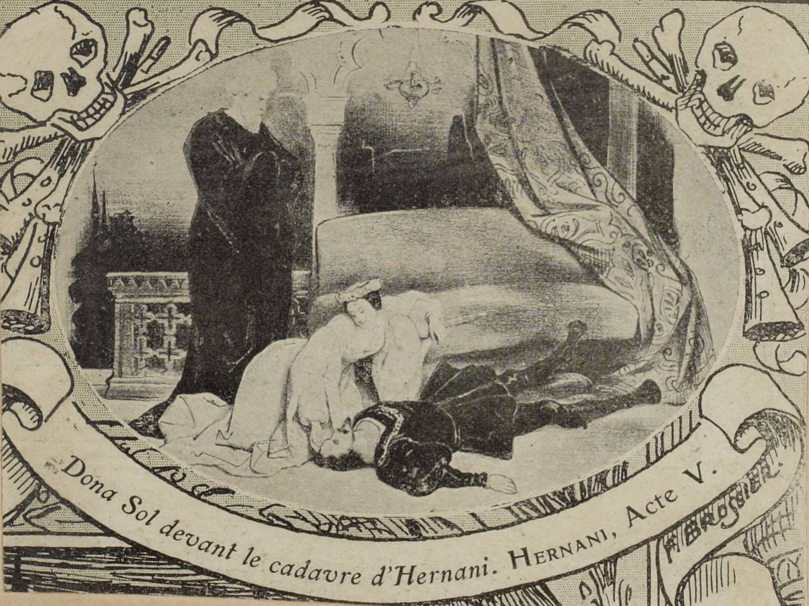 Hernani, drame de Victor Hugo : défets de presse, 1830 - source : Gallica-BnF