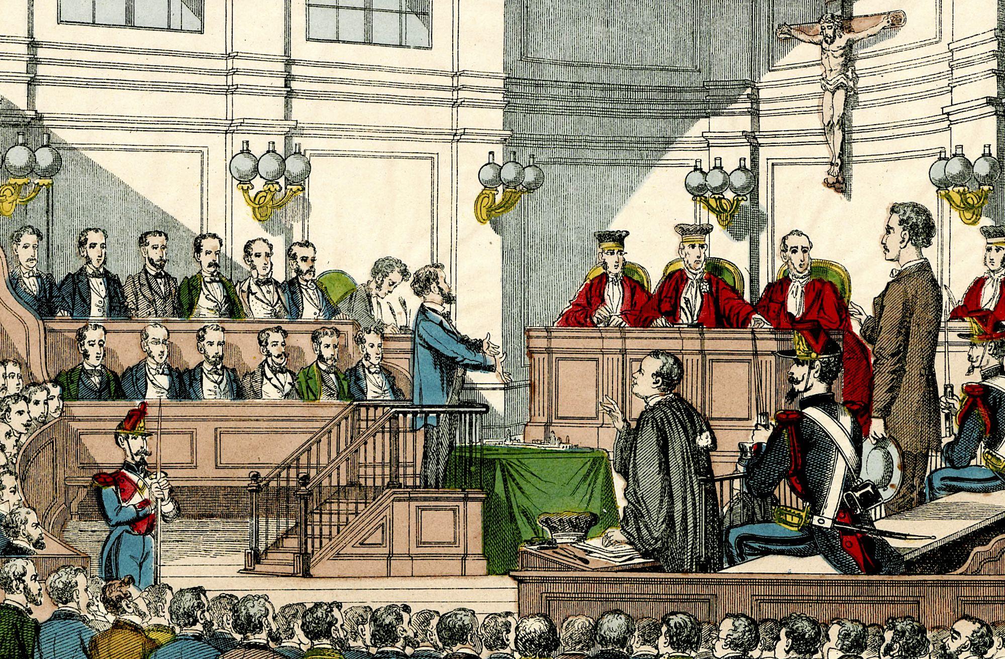 Jugement et condamnation de Troppmann, 1870 - source : Gallica-BnF