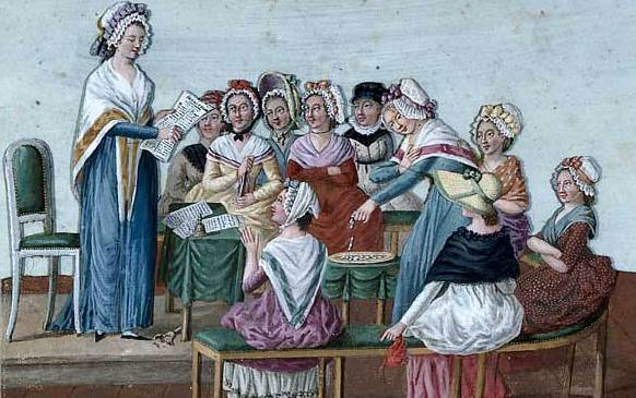 Le Club patriotique de Femmes de Lesueur, 1791 - source : Domaine public