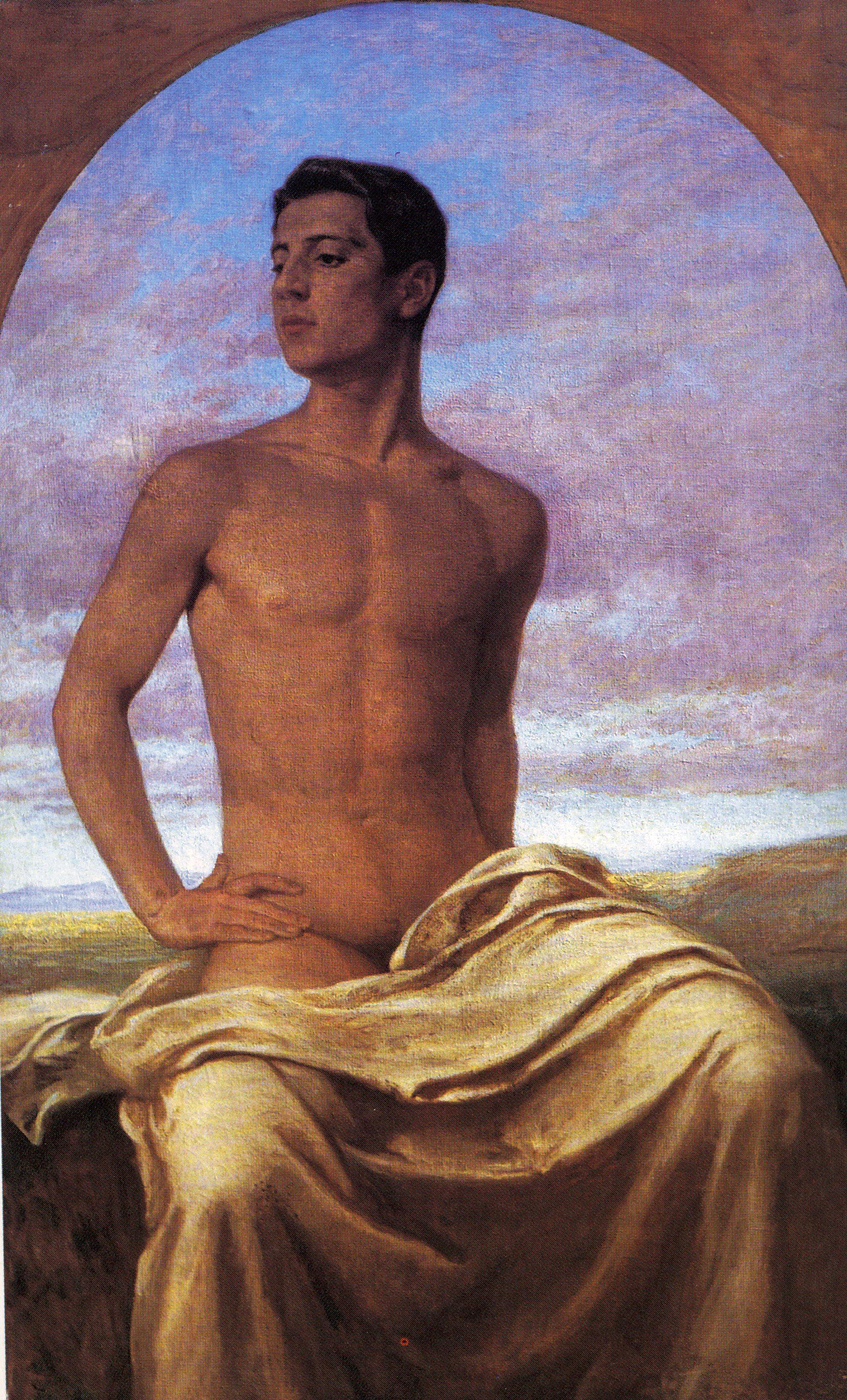 Nino Cesarini, amant d'Adelswärd-Fersen, peint par Paul Hoecker, 1904 - source : WikiCommons