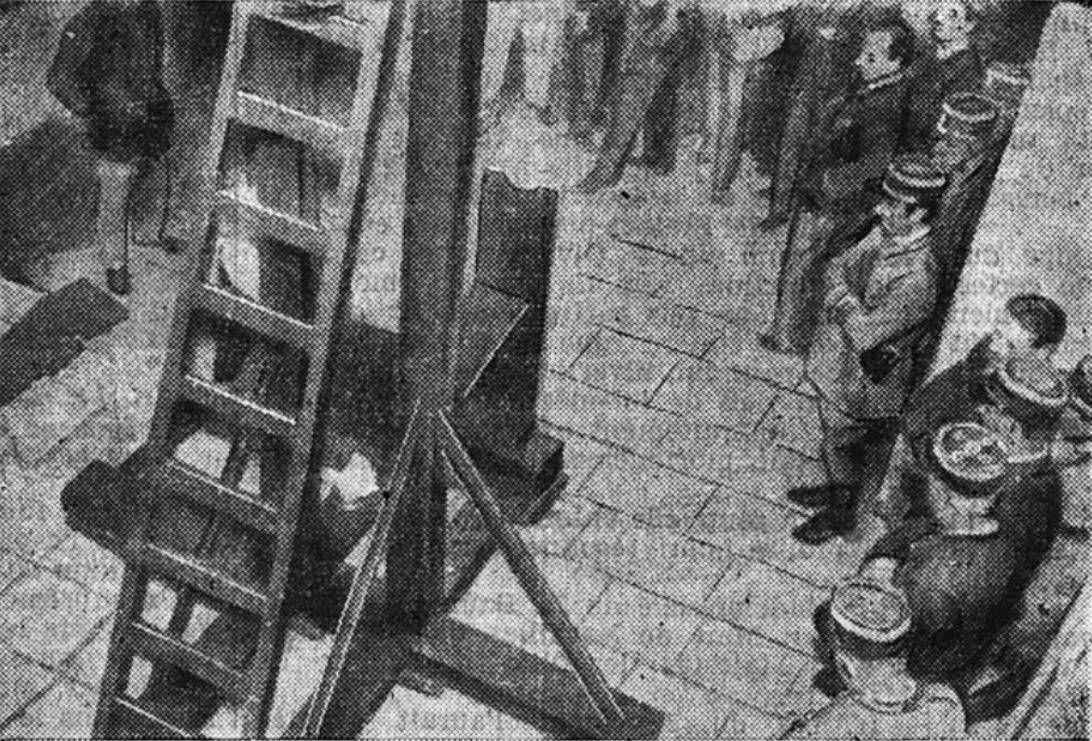 La guillotine de M. de Paris à Bastia, Petit Journal, 22 juin 1935 - source : RetroNews