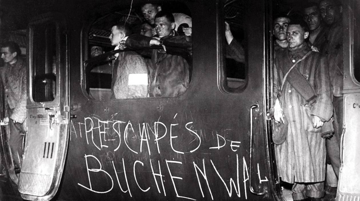 Retour des déportés de Buchenwald - source : AFP