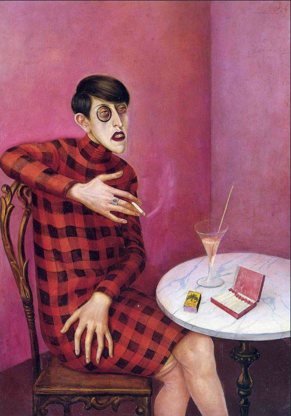 Portrait de la journaliste Sylvia von Harden, Otto Dix, 1926 - source : Wikiart / Centre Pompidou