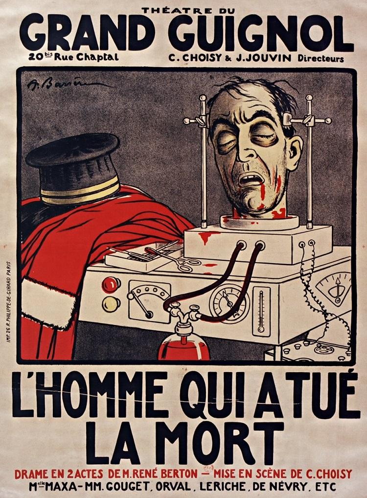 Affiche de « L'Homme qui a tué la mort », 1928 - source : Gallica-BnF 