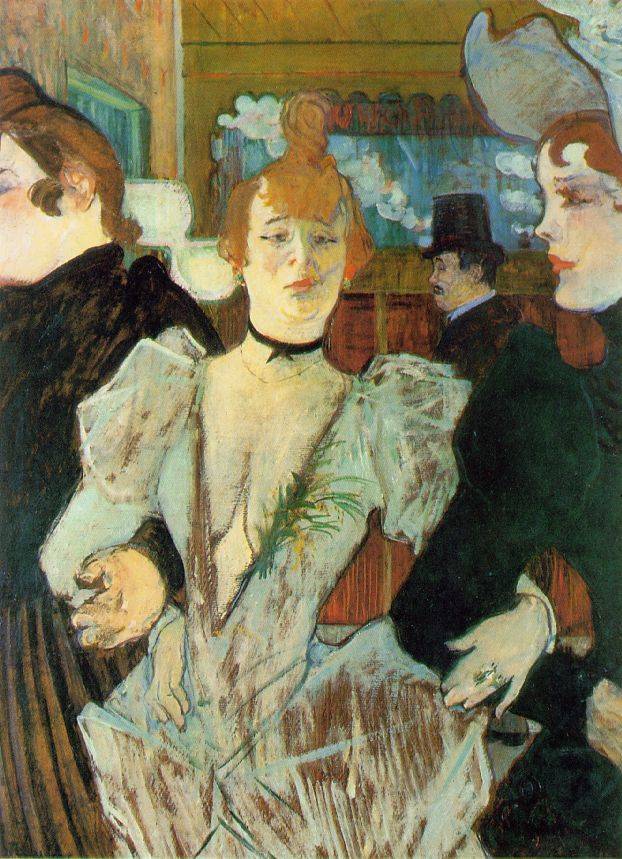 « La Goulue arrivant au Moulin Rouge », Henri de Toulouse-Lautrec, 1892 - Domaine public