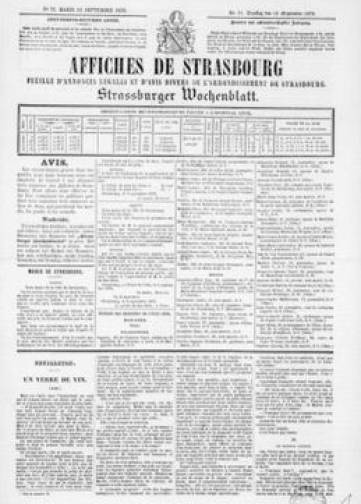 Couverture de Affiches de Strasbourg, publié le 01 janvier 1862