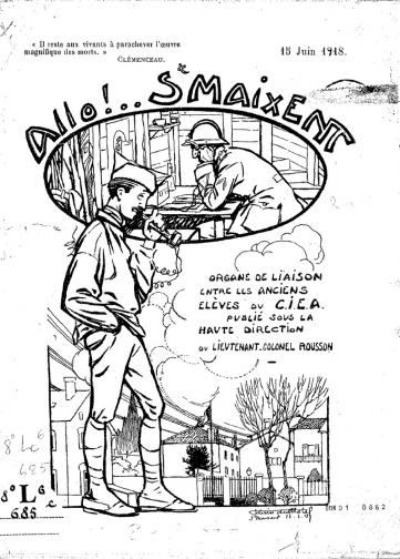 Couverture de Allo ! Saint-Maixent, publié le 15 juin 1918