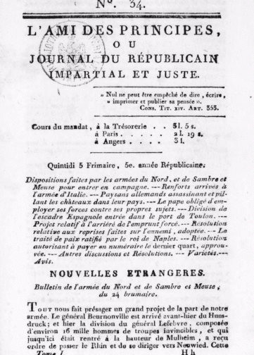 L’Ami des Principes (1796-1798)