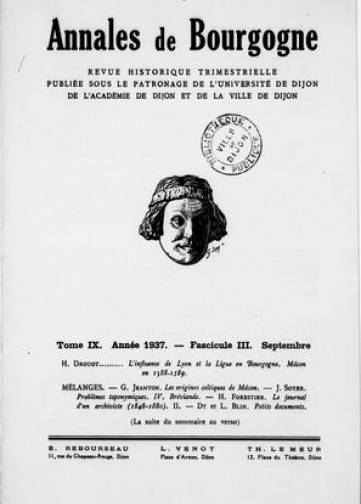 Annales de Bourgogne (1929-)