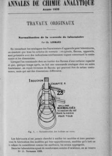  Annales de chimie analytique et de chimie appliquée et Revue de chimie analytique réunies (1919-1941)