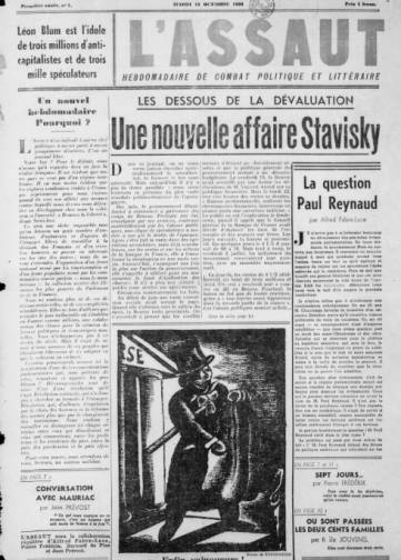 Couverture de Assaut, publié le 13 octobre 1936