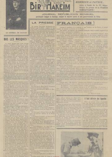 Couverture de Bir-Hakeim, publié le 01 mars 1943