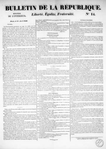 Bulletin de la République (1848)