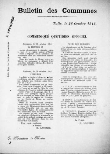 Couverture de Bulletin des communes, publié le 09 août 1914