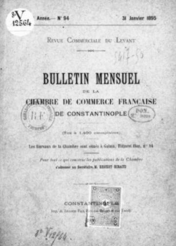 Revue commerciale du Levant (1895-1929)