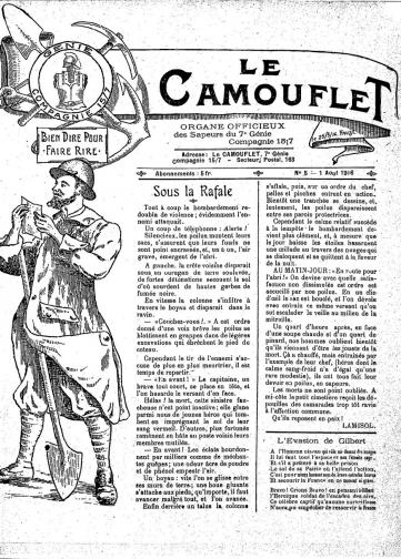 Couverture de Camouflet, publié le 01 mai 1916