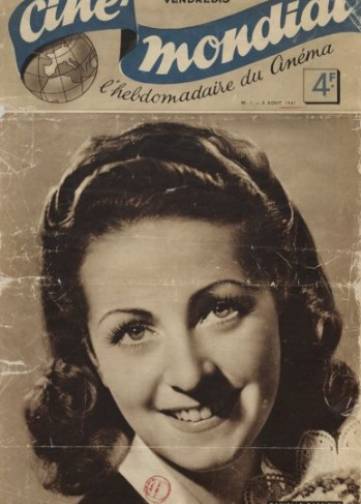 Couverture de Ciné-mondial, publié le 08 août 1941