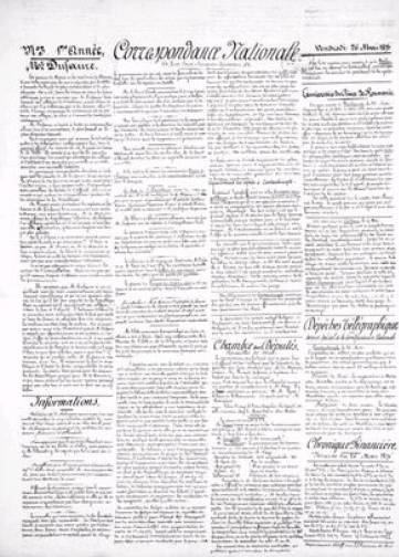 Couverture de Correspondance nationale, publié le 23 mai 1876