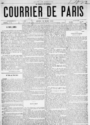 Le Courrier de Paris (1875-1906)