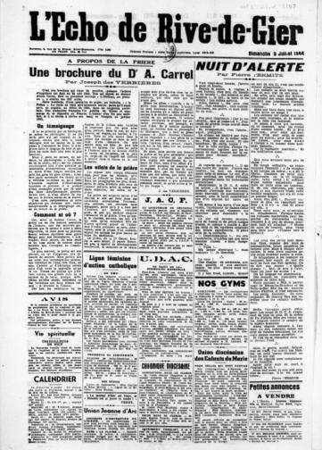 Couverture de Écho de Rive-de-Gier, publié le 29 octobre 1922