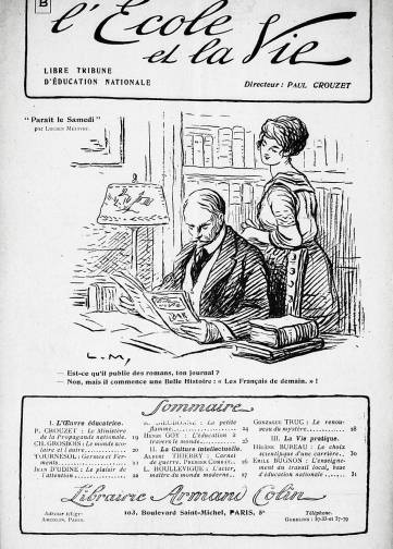 Couverture de L'École et la vie, publié le 01 janvier 1917