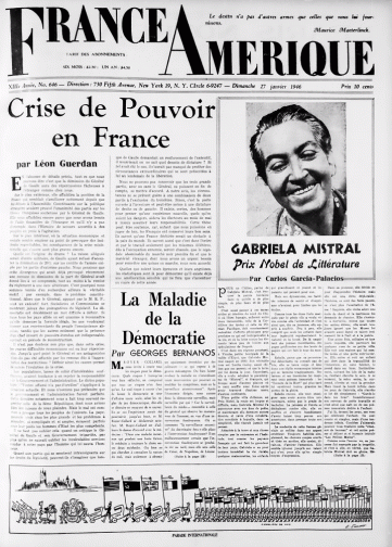 Couverture de France Amérique, publié le 18 juillet 1943