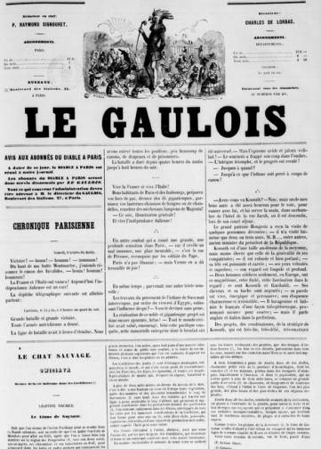 Le Gaulois 1857-1861