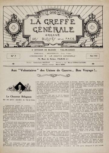 Couverture de Greffe générale, publié le 15 décembre 1917