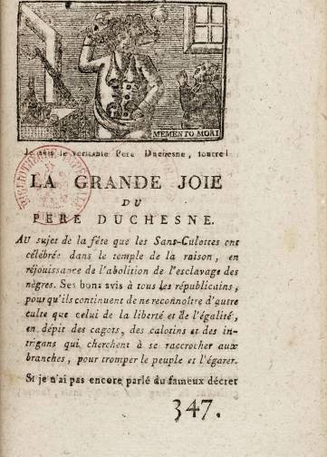 Couverture de Je suis le véritable père Duchesne, publié le 01 janvier 1794
