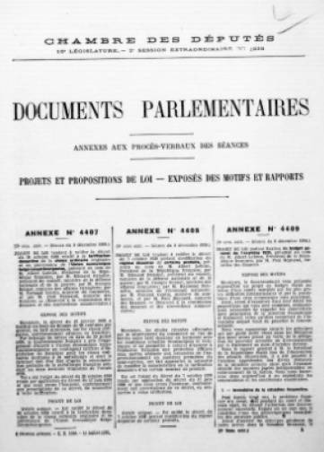 Journal officiel de la République française (Annexes) (1881-1940)