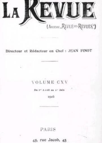 La Revue (1900-1919)