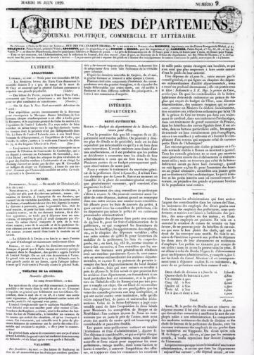 La Tribune des départemens (1829-1835)