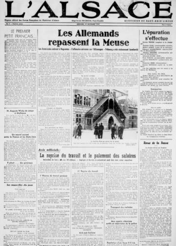 Couverture de Alsace, publié le 24 novembre 1944