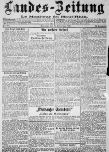 Oberelsässische Landes-Zeitung (1897-1918)