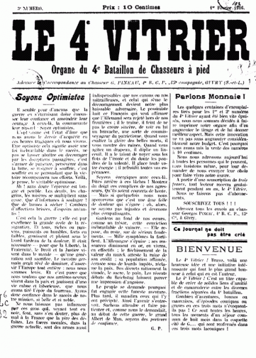 Couverture de Le 4<sup>e</sup> Vitrier, publié le 01 février 1916