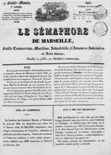 Le Sémaphore de Marseille (1827-1944)