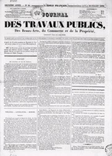 Couverture de L'Édile français, publié le 05 juillet 1834