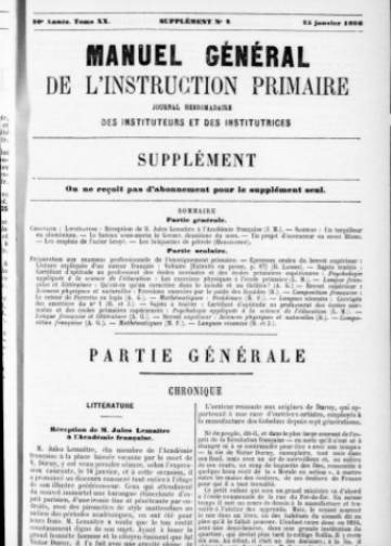Manuel général de l'instruction primaire (1896)