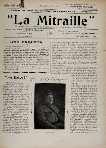 Couverture de Mitraille, publié le 01 juillet 1917
