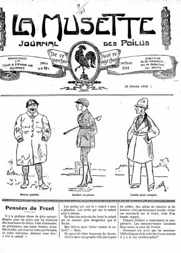 Couverture de Musette, publié le 25 janvier 1918