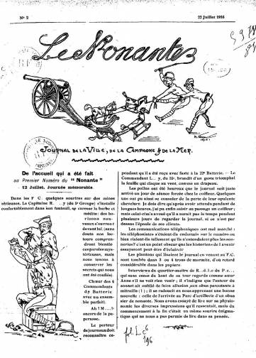 Couverture de Nonante, publié le 22 juillet 1916