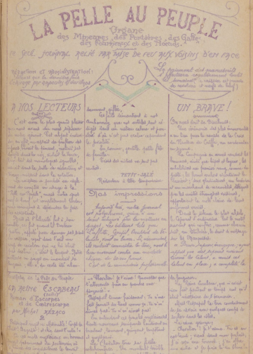 Couverture de Pelle au peuple, publié le 28 juin 1918