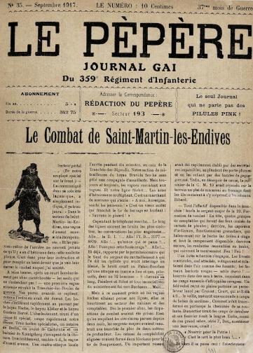 Couverture de Pépère, publié le 01 septembre 1917
