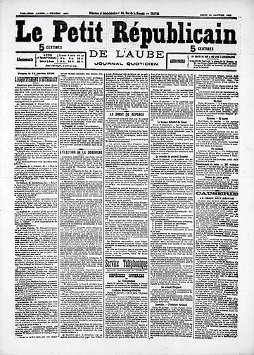Le Petit Républicain de l'Aube (1886-1901)