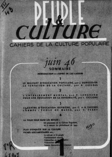 Peuple et culture (1946-1947)