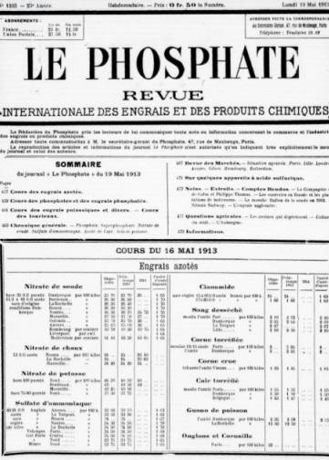 Le Phosphate (1805-1933)