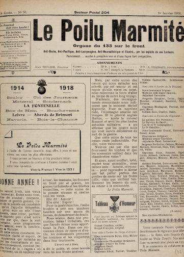 Couverture de Poilu marmité, publié le 01 janvier 1918