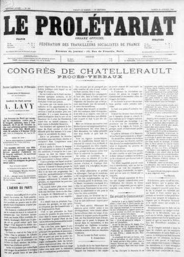Le Prolétariat (1884-1890)